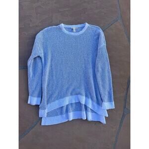 Eileen Fisher Women's Oversize Pullover Knit Sweater Long Sleeve Grey Size XS